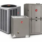 Rheem Select 2 Ton 15.2 SEER2 Gas Split System – 80% AFUE – Multi-Position