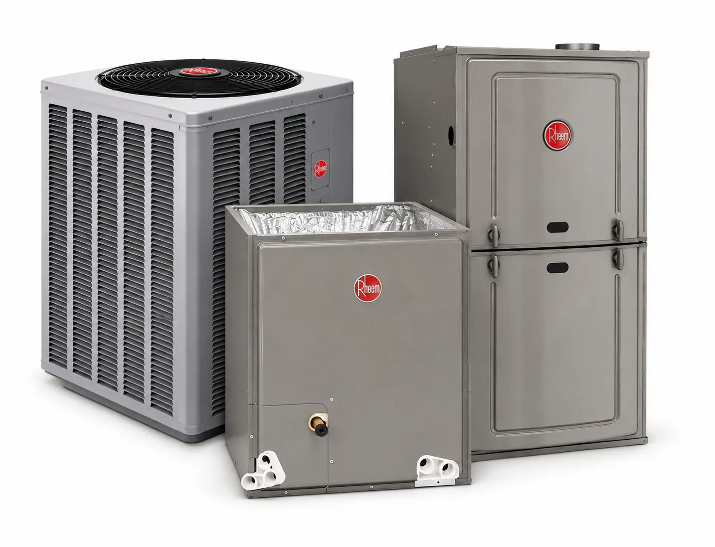 ComboGasRheem Rheem Select 1.5 Ton 15.2 SEER2 Gas Split System – 80% AFUE – Multi-Position - Image 1