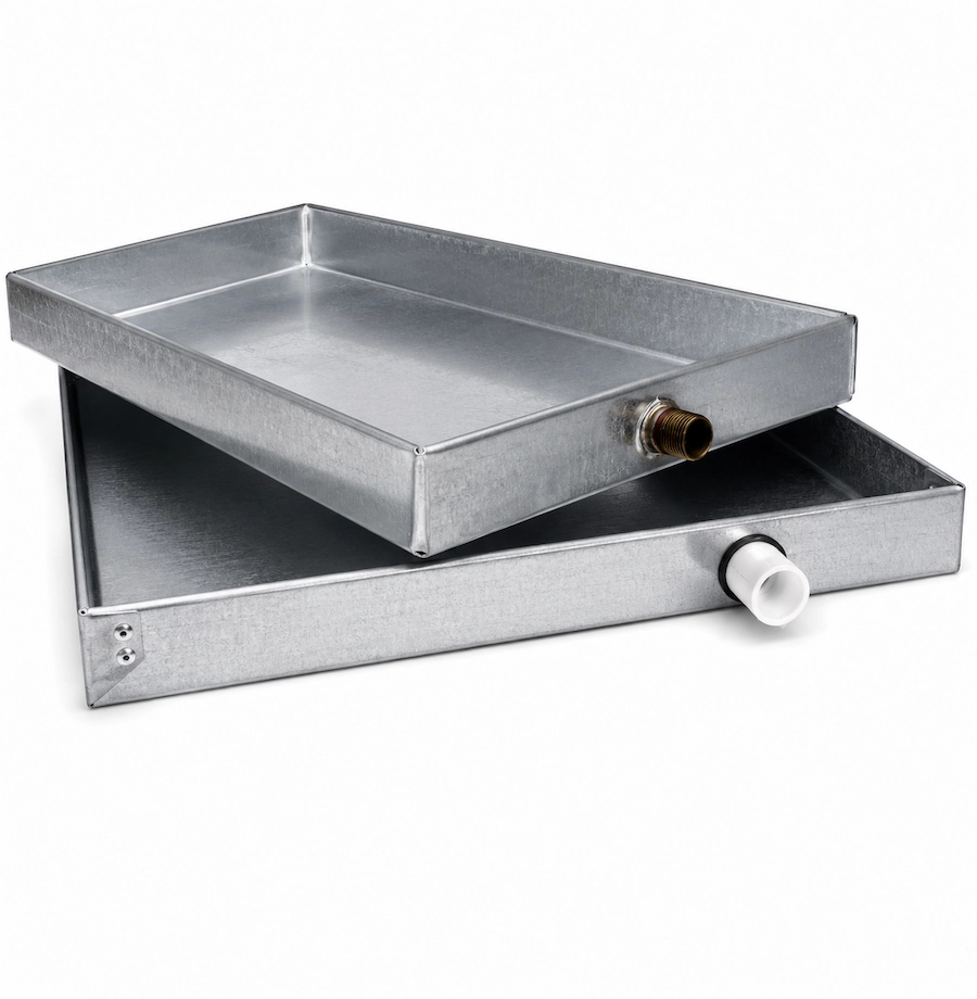 McDaniel Metals - 18X44W Welded Corner Drain Pan Drain Pan 18 X 44W - Image 1