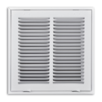 TRUaire - 190 10X10 Fixed Bar Return Air Filter Grille + Filter