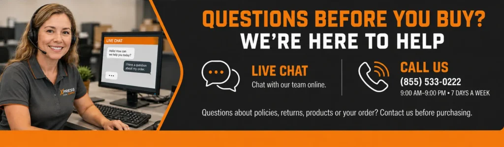 Contact Xpress Supply — HVAC Customer Support Available 7 Days a Week